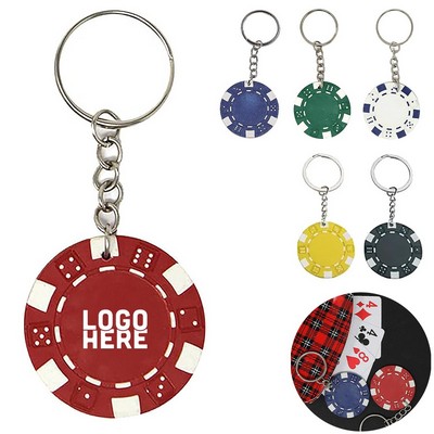 Poker Chip Key Ring
