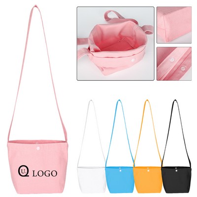 Adjustable Canvas Single-Shoulder Bag