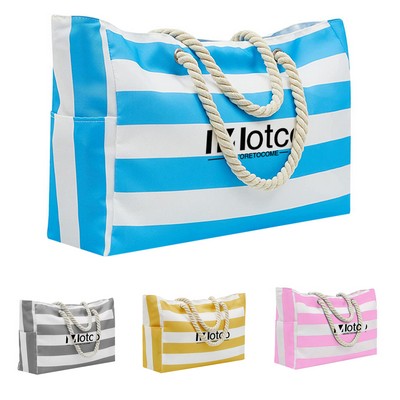 Large Waterproof Beach Tote Bag