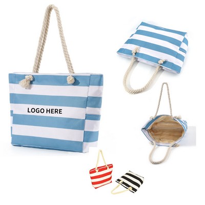 Canvas Beach Tote